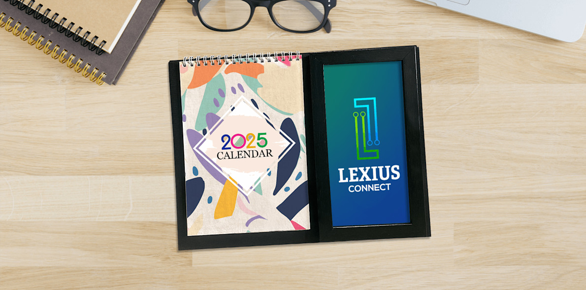 Desk Calendar with Photo Frame | VistaPrint